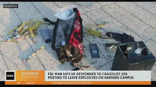 FBI Man says he responded to Craigslist job posting to leave explosive on Harvard campus