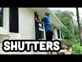 Installing Window Shutters on Brick or Stone House
