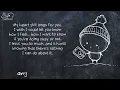 TJ Monterde - HANGGANG DITO NA LANG || Animated Lyric Video by Ella Banana