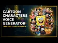 Cartoon Voice Generator AI Free Best Text to Speech for Cartoon Character Voices Family Guy