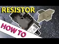 How to Replace a Blower Motor Resistor for 2013 - 2016 Ford Escape HOW TO ESCAPE