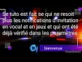 Lagu Tuto : Bug notifications ps4 ne reçoit plus de notifications invitation vocal et jeux