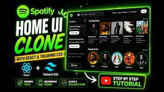 Stop Struggling with CSS Build this Spotify Clone with Tailwind