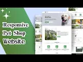 HTML CSS JS Responsive Pet Shop Website Design