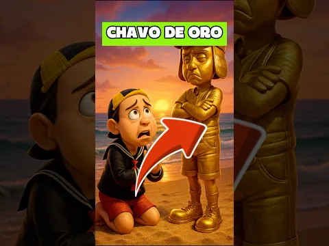 CHAVO DORADO π’π #chavodel8 #chavodelocho #kiko #humor #ia #animation #viralshorts #tristeza #ai