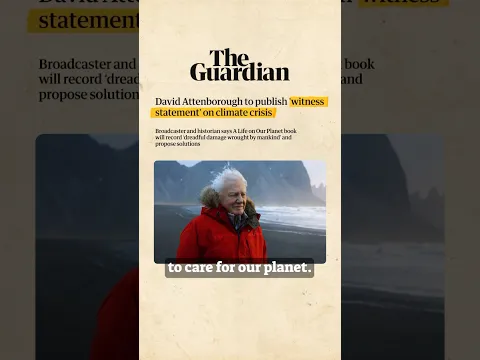 David Attenborough remains hopeful about the future of the planet