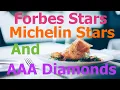 The Difference Between Forbes and Michelin Stars and AAA Diamond Ratings
