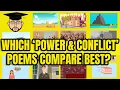 Which Power and Conflict Poems Compare Best 2024 Update