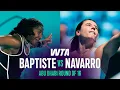 Lagu Hailey Baptiste vs. Emma Navarro | 2026 Abu Dhabi Round of 16 | WTA Match Highlights