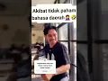 akibat tidak saling paham bahasa daerah #shortsviral #shortvideos #lucu #fajarbancin #bahasa
