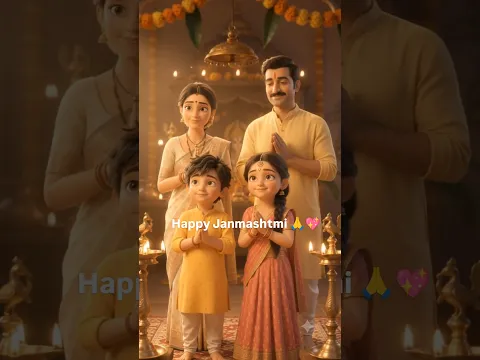 Happy Janmashtmi💖🥰 #shorts  #janmashtamispecial #janmashtami #kanhaji #krishna #family