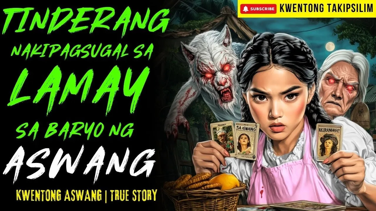 TINDERANG NAKIPAGSUGAL SA LAMAY SA BARYO NG ASWANG | Kwentong Aswang | True Story