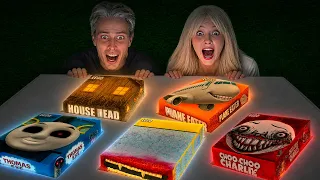 мы открыли лего набор CHOO CHOO CHARLES vs THOMAS vs HOUSE HEAD vs PLANE EATER!!
