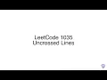 LeetCode 1035 Uncrossed Lines