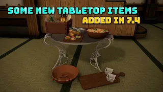 FFXIV Various Tabletop Items - New to 7 4 Housing