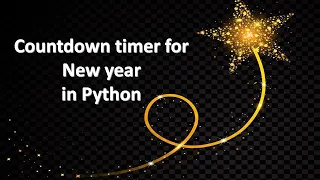 How to make New year Countdown in Python