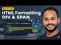 Day 6 LIVE HTML Formatting Tags Explained Bold Italic Underline Superscript Subscript etc