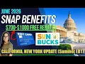 NEW SNAP UPDATE JUNE 2026 38 STATES APPROVED Summer EBT Payout Dates 700- 1000 Rebates