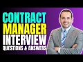 Top Contract Manager Interview Questions and Answers for 2025 Must Watch Before Your Interview