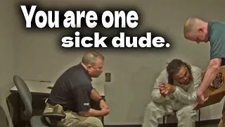 Evil Husband Realizes They Have Him On Camera 