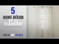 Top 10 Home Decor By Liz Claiborne Winter 2018 Liz Claiborne Lisette Rod-Pocket Sheer Panel