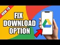 Lagu How To Fix Download Option Not Showing In Google Drive