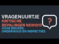 Download Lagu Vragenuurtje: Kritische bepalingen in de NEN 1010 voor beheer, onderhoud en inspecties