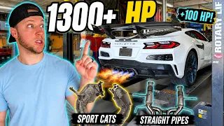 We Made my 1,250HP Corvette ZR1X Even FASTER!!! Breaking the Dyno Record...