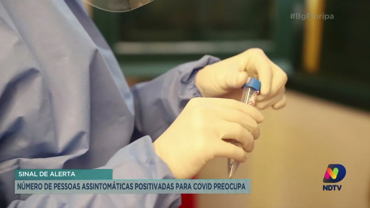 Número de pessoas assintomáticas positivadas para Covid preocupa