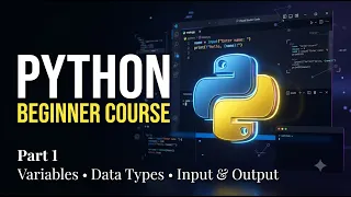 Python Programming Course Variables Data Types Input Output