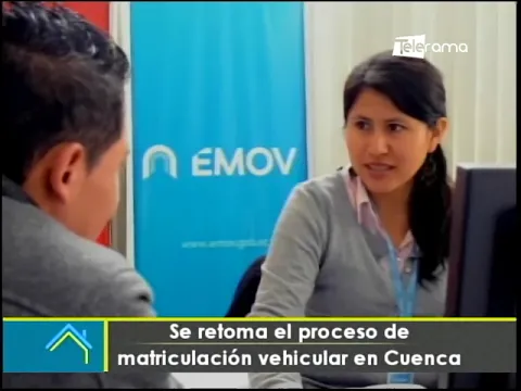 Se retoma el proceso de matriculación vehicular en Cuenca