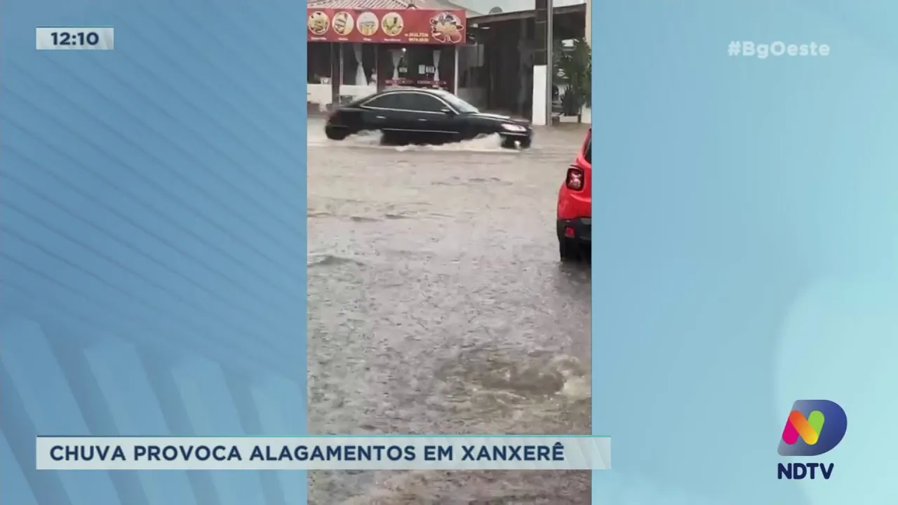 Chuva provoca transtornos em Palmitos e Xanxerê