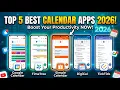 Top 5 Best Calendar Apps You Need in 2026 Boost Productivity Fast