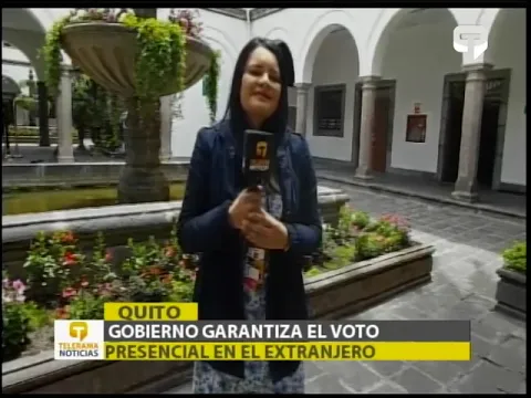Gobierno garantiza el voto presencial en el extranjero