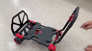 2 in 1 Hand Truck Dolly with Folding Basket Folding Hand Truck Heavy Duty 330lbs Capacity Review