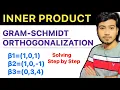 Solving Gram - Schmidt Orthogonalization Imp Inner Product ClarifiedLearning