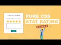 Pure CSS Star Rating Widget - How To Create a Simple Star Rating with Html and CSS