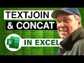 Excel - How To Concatenate With A Delimiter Using TEXTJOIN In Excel
