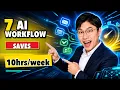 7 AI Workflows That Save Me 10 Hours a Week