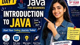 Java Tutorial for Beginners in Hindi Java Basics from Zero to Hero Day 1 placement