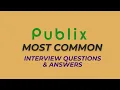 Publix Interview Questions and Answers for 2025