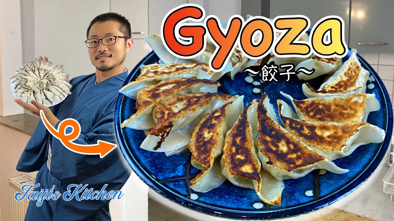 How to make GYOZA 🥟 (Fried Dumplings/Potstickers) 〜餃子〜 | easy Japanese home cooking recipe