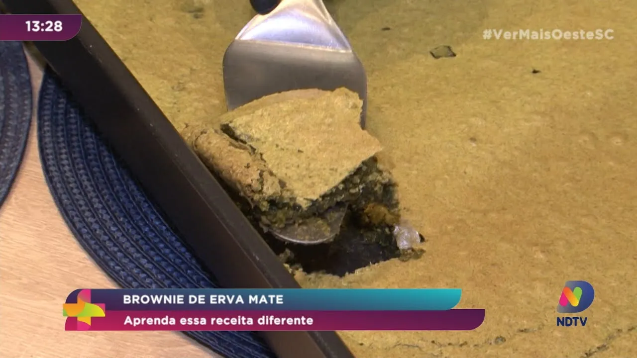 Aprenda a fazer brownie de erva mate