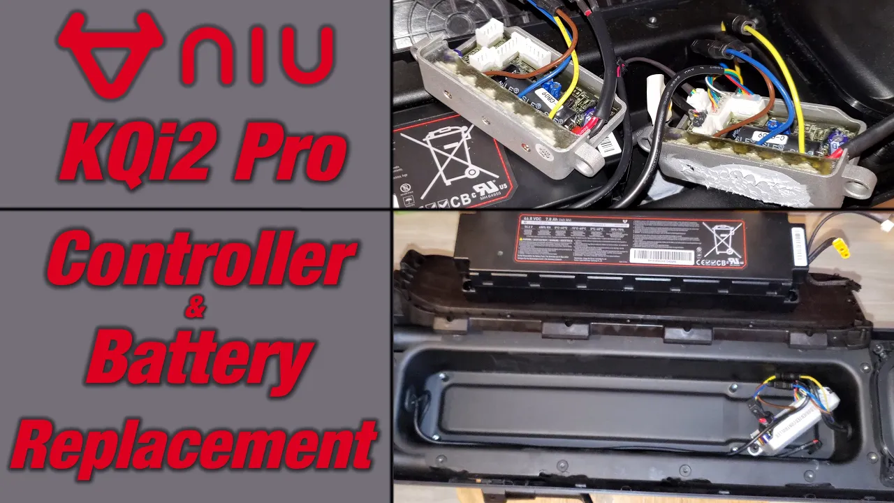 NIU KQi2 Controller and Battery Replacement