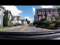 Driving the Main St of downtown Johnstown NY West Main to 30A