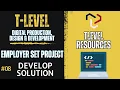 T Level - Digital Production Design Development