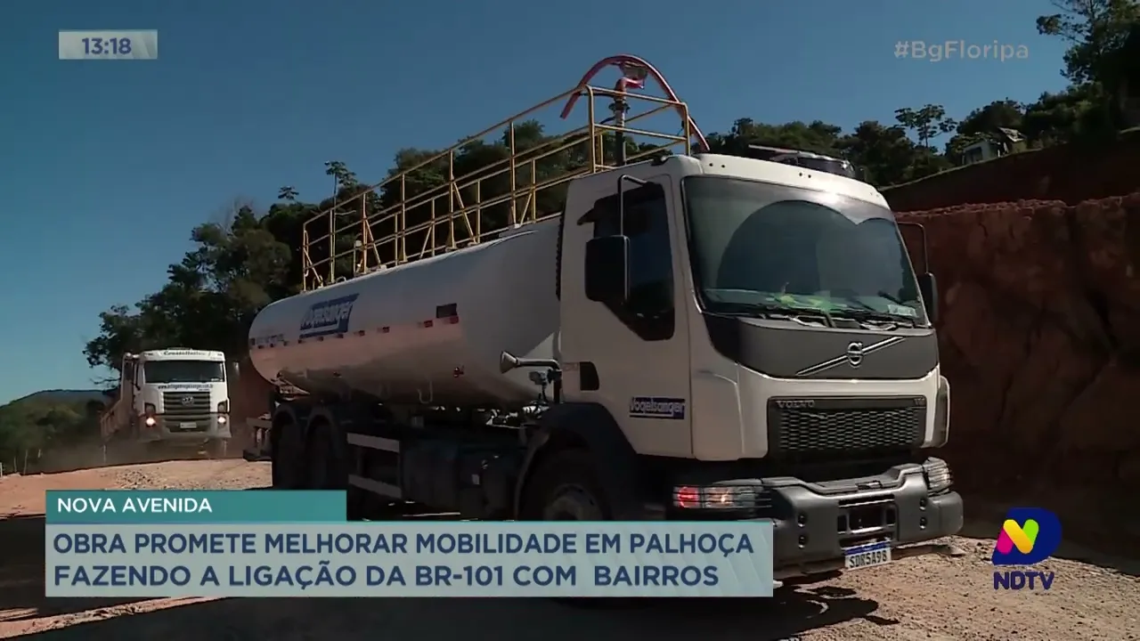 Nova avenida promete melhorar a mobilidade em Palhoça