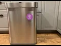 Simplehuman Sensor Can with voice control review