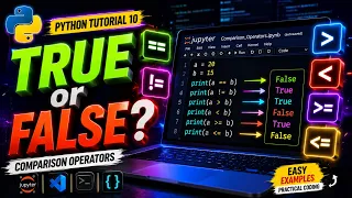 Python Tutorial 10 Comparison Operators Explained