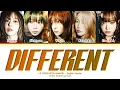 Download Lagu LE SSERAFIM DIFFERENT (English Ver.) Lyrics (Color Coded Lyrics)